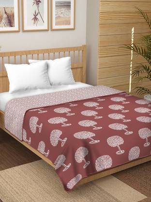 Barbarik Floral Single Dohar for  AC Room