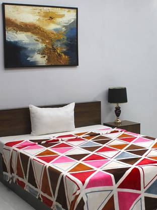 Bombay Dyeing Abstract Single AC Blanket for  AC Room