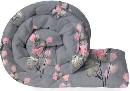 VAS COLLECTIONS Printed Single Comforter for  Heavy Winter