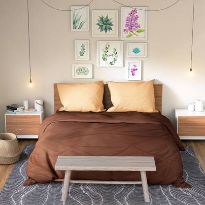 Feather Sleep Solid King Comforter for  AC Room