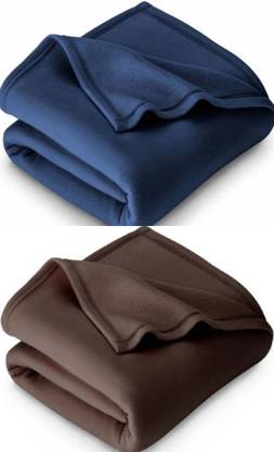 VORDVIGO Solid Single Fleece Blanket for Mild Winter