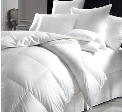 Linenovation Solid Double Comforter for  Heavy Winter