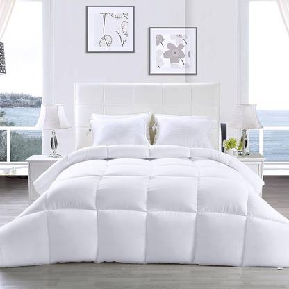 EVOL Solid Double Comforter for  Heavy Winter