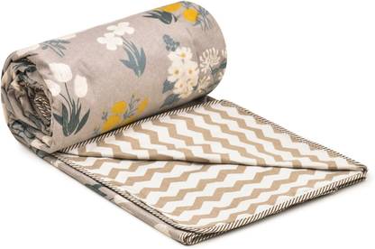 RUSTIC LINEN Geometric Double Dohar for  Heavy Winter