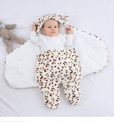 Highever Printed Single Swaddling Baby Blanket for  AC Room