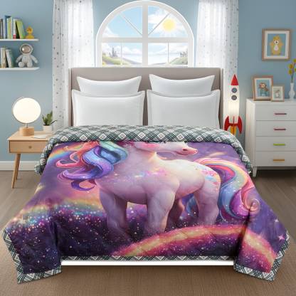 MAA HOME CONCEPT 3D Printed Double Comforter for  Mild Winter