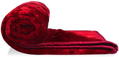 KHUKU Solid Double Mink Blanket for  Heavy Winter