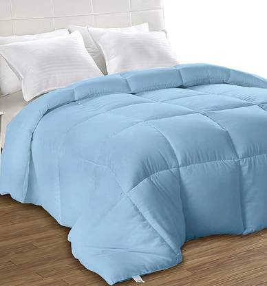 Bhumi Impex Solid Double AC Blanket for  Mild Winter