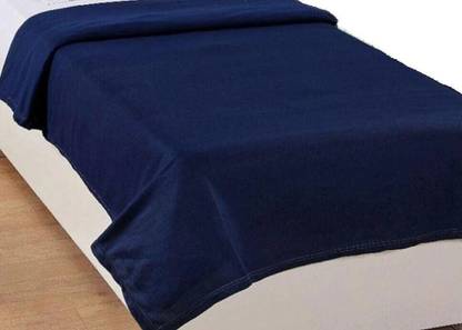 Goyal Fashion Solid Single Fleece Blanket for  Heavy Winter