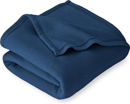 BSB HOME Solid Single Fleece Blanket for  Heavy Winter
