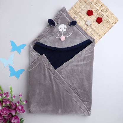Yellow Apple Self Design Single Woollen Blanket for  Heavy Winter