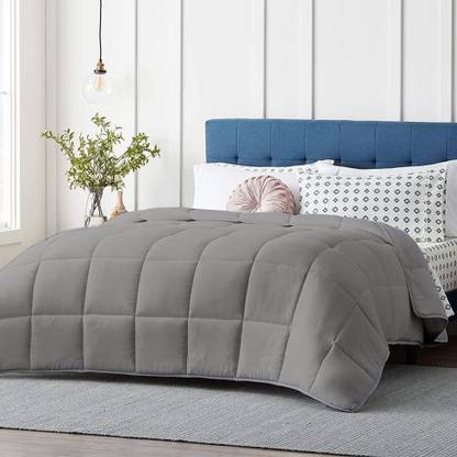 CRAZY WORLD Solid Single Comforter for  Mild Winter