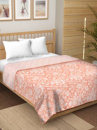 CHICERY Floral Single Dohar for  AC Room