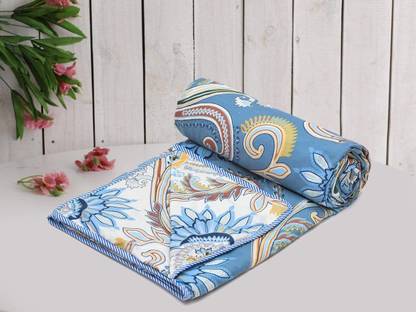 RUSTIC LINEN Geometric Single Dohar for  AC Room