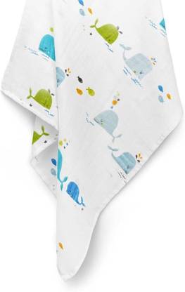 HONOR YOUR HOME Printed Single Swaddling Baby Blanket for  Mild Winter