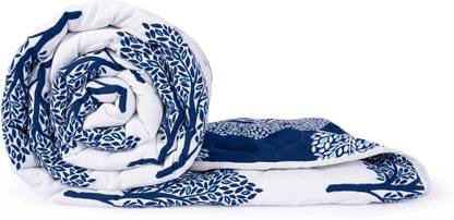 Divine Casa Printed Single Comforter for  Mild Winter