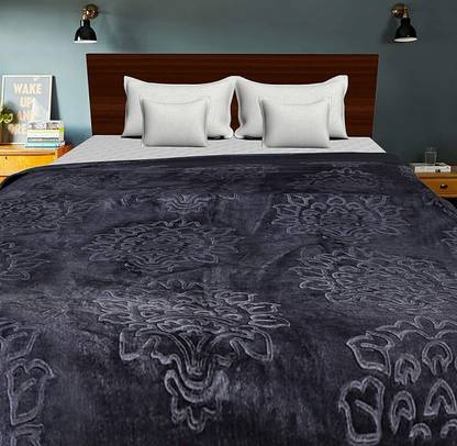 Anadhika Abstract Single Mink Blanket for  AC Room