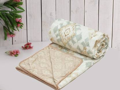 RUSTIC LINEN Geometric Single Dohar for  AC Room