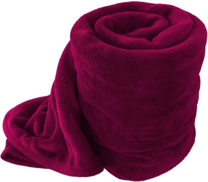 VORDVIGO Solid Single Fleece Blanket for  Heavy Winter