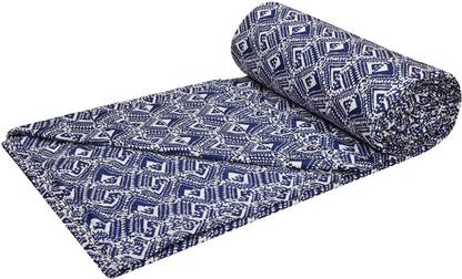 Trance Home Linen Printed Double Dohar for  Mild Winter