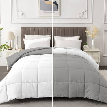 Razzai Solid Queen Comforter for  Heavy Winter