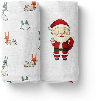 Mom's Home Printed Crib Swaddling Baby Blanket for AC Room