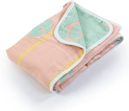LuvLap Animal Crib Quilt for  Mild Winter