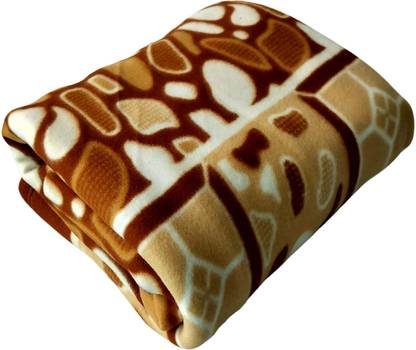 HOMIEE Floral Single Ghongadi Blanket for  Mild Winter