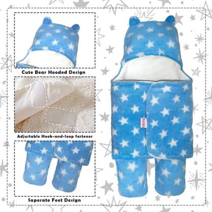 Swissberry Embroidered Crib Crib Baby Blanket for  Mild Winter