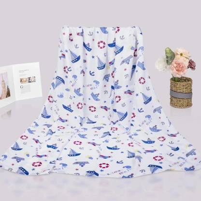 HONOR YOUR HOME Printed Single Swaddling Baby Blanket for  Mild Winter