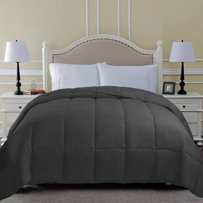 Linenovation Solid Single Comforter for  Heavy Winter