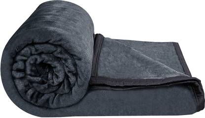 BSB HOME Embroidered Double Mink Blanket for  Heavy Winter