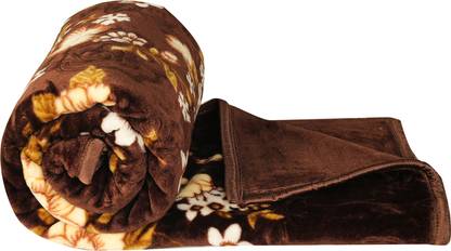 VAS COLLECTIONS Printed Double Mink Blanket for  Heavy Winter