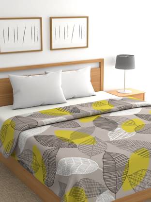 Raymond Home Floral Double Mink Blanket for  AC Room