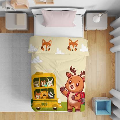 Home Plus Studios Cartoon Single Dohar for  AC Room