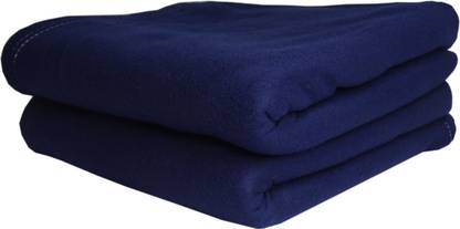 HOMIEE Solid Single Fleece Blanket for Heavy Winter