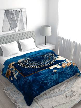 SPANGLE Printed King Mink Blanket for  Heavy Winter