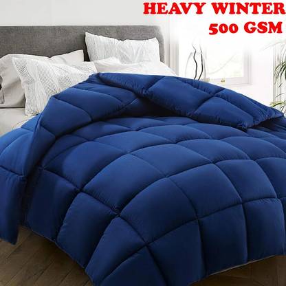 EVOL Solid Single Comforter for  Heavy Winter