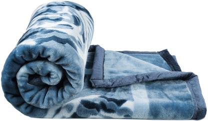 BSB HOME Embroidered Single Mink Blanket for  Heavy Winter