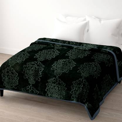 Radhika Creation Floral Double Mink Blanket for  Heavy Winter