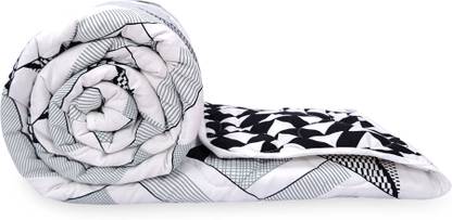 Divine Casa Printed Single Comforter for Heavy Winter
