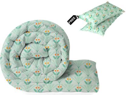 BSB HOME Floral Single Comforter for  Heavy Winter