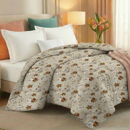 BSB HOME Printed Double Comforter for  Mild Winter