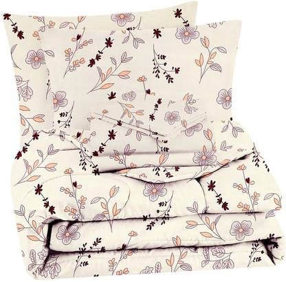 VAS COLLECTIONS Printed Double Quilt for  Heavy Winter