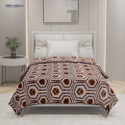 MONTE CARLO Printed Single AC Blanket for  Heavy Winter