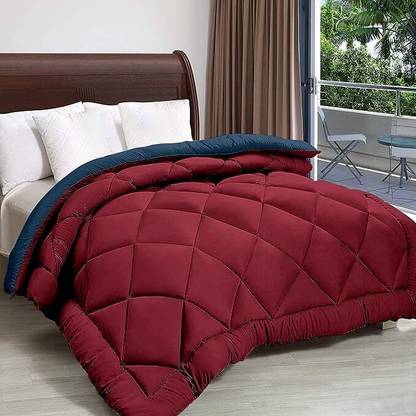 Comfowell Solid King Comforter for  Heavy Winter