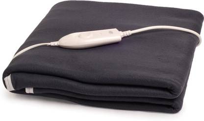 Expressions Solid Single Electric Blanket for  Heavy Winter