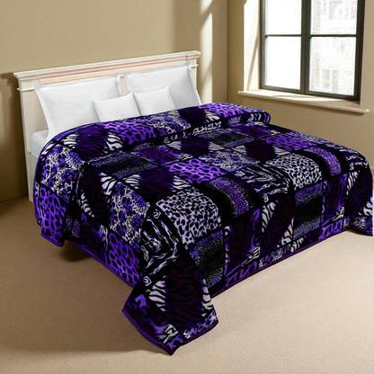 GKM Floral Double AC Blanket for  Heavy Winter
