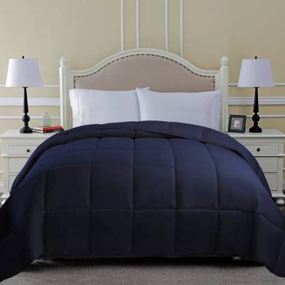 Linenovation Solid Single Comforter for  Heavy Winter