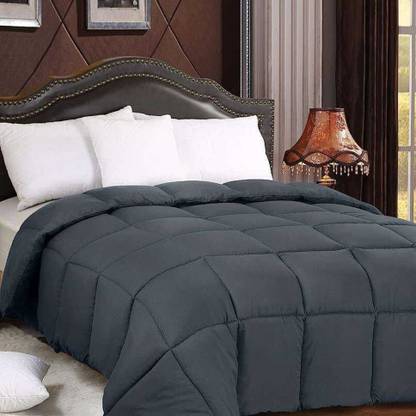 Comfowell Solid Double Comforter for  Heavy Winter